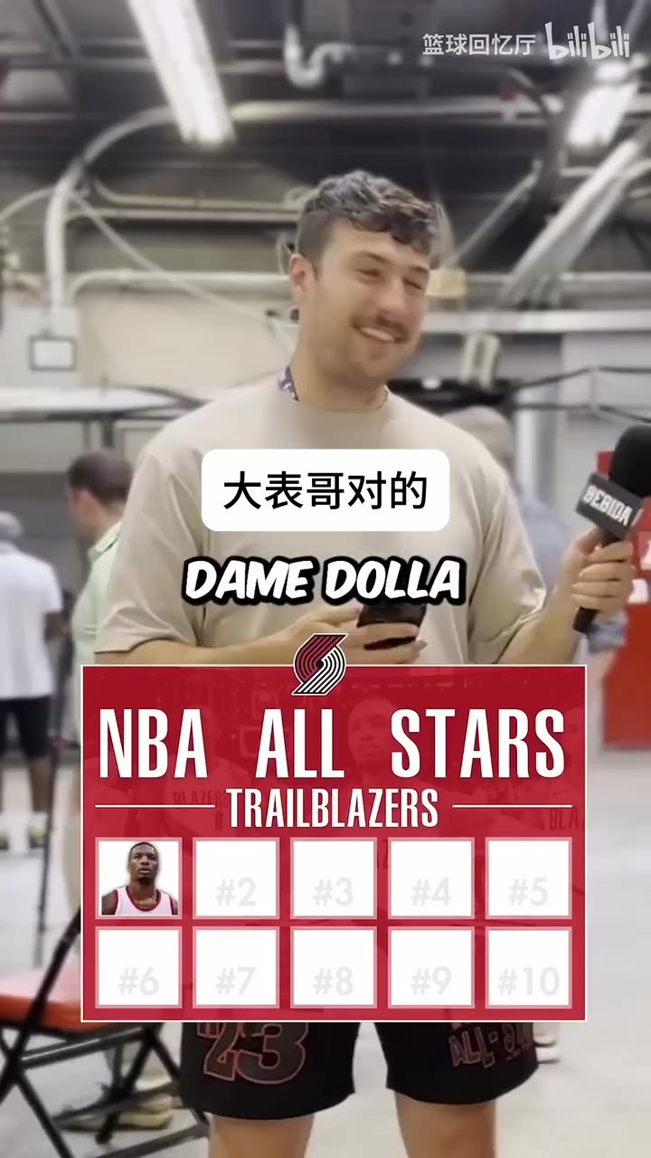 还真挺难！阿夫迪亚此前挑战说出开拓者10名全明星！